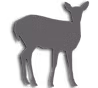 deer silhouette at hofnorthlew